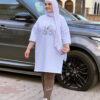 Ensemble 2pcs (T-shirt Colon)- Casual Comfort Meets Modern Style
